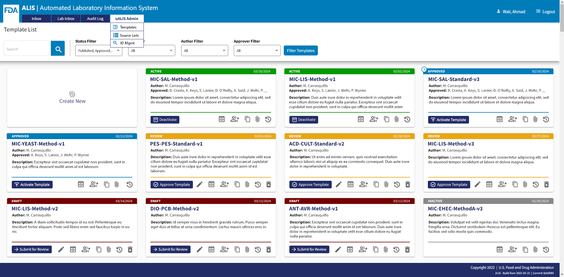 uALIS management thumbnail